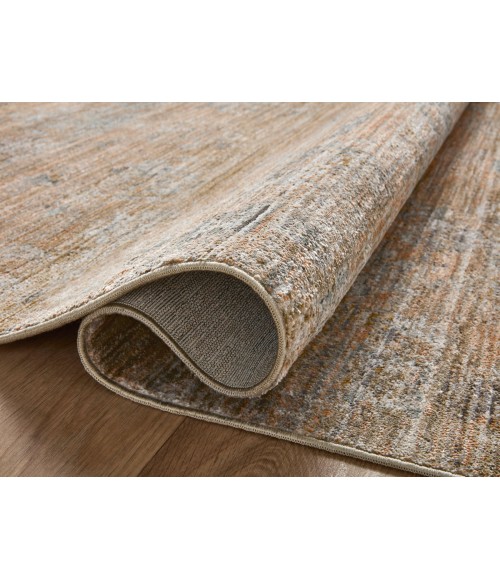 Jean Stoffer x Loloi Katherine Copper / Steel KES-04 2 ft. 7 in. X 8 ft. Rectangle Rug