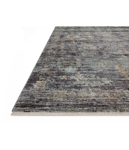 Jean Stoffer x Loloi Katherine Ink / Jade KES-04 2 ft. 7 in. X 8 ft. Rectangle Rug