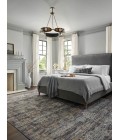 Jean Stoffer x Loloi Katherine Ink / Jade KES-04 2 ft. 7 in. X 8 ft. Rectangle Rug