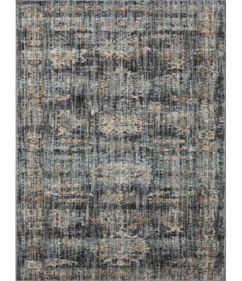 Jean Stoffer x Loloi Katherine Ink / Jade KES-04 2 ft. 7 in. X 8 ft. Rectangle Rug