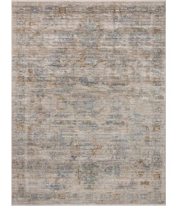 Jean Stoffer x Loloi Katherine Pebble / Ocean KES-04 2 ft. 7 in. X 12 ft. Rectangle Rug