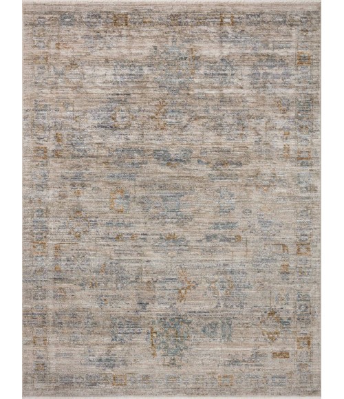 Jean Stoffer x Loloi Katherine Pebble / Ocean KES-04 2 ft. 7 in. X 12 ft. Rectangle Rug