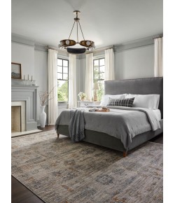Jean Stoffer x Loloi Katherine Pebble / Ocean KES-04 2 ft. 7 in. X 12 ft. Rectangle Rug
