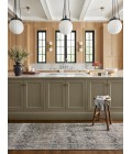 Jean Stoffer x Loloi Katherine Graphite / Jade KES-05 2 ft. 7 in. X 10 ft. Rectangle Rug
