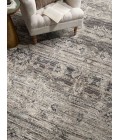 Jean Stoffer x Loloi Katherine Graphite / Jade KES-05 2 ft. 7 in. X 10 ft. Rectangle Rug