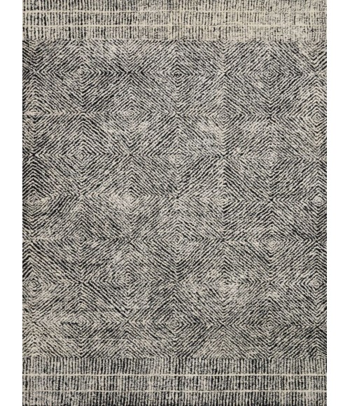 Loloi Kopa Black / Ivory KO-01 18 in. X 18 in. Sample Rug
