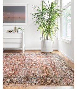 Loloi Layla LAY-02 SPICE / MARINE Area Rug 2 ft. 6 in. X 9 ft. 6 in. Rectangle