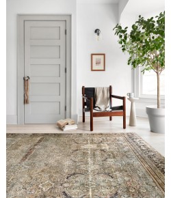 Loloi Layla LAY-03 OLIVE / black Area Rug 2 ft. 3 in. X 3 ft. 9 in. Rectangle