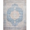 Loloi Layla LAY-07 BLUE / TANGERINE Area Rug 9 ft. 0 in. X 12 ft. 0 in. Rectangle