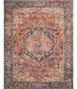 Loloi Layla LAY-08 RED / NAVY Area Rug 3 ft. 6 in. X 5 ft. 6 in. Rectangle