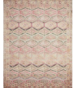 Loloi Layla LAY-17 PINK / LAGOON Area Rug 3 ft. 6 in. X 5 ft. 6 in. Rectangle