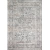 Loloi Lucia LUC-03 STEEL / IVORY Area Rug 5 ft. 2 in. X 7 ft. 7 in. Rectangle
