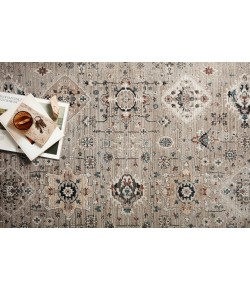 Loloi Leigh LEI-02 Dove / Multi Area Rug 2 ft. 7 in. X 10 ft. 10 in. Rectangle