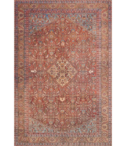 LOREN RUG Loloi Loren LQ-06-Red-Multi-5x8 Rug