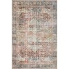 Loloi Loren LQ-14 BRICK / MULTI Area Rug 5 ft. 0 in. X 7 ft. 6 in. Rectangle