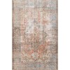Loloi Loren LQ-15 TERRACOTTA / SKY Area Rug 5 ft. 0 in. X 7 ft. 6 in. Rectangle