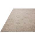 Chris Loves Julia x Loloi Louisa Oatmeal / Stone LOI-01 5ft.-3in. X 5ft.-3in. Round Rug