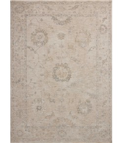 Chris Loves Julia x Loloi Louisa Oatmeal / Slate LOI-02 5ft.-3in. X 5ft.-3in. Round Rug