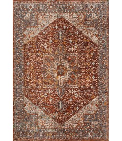 Loloi Lourdes LOU-02 Rust / Multi Area Rug 2 ft. 8 in. X 2 ft. 8 in. Round
