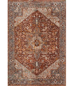 Loloi Lourdes LOU-02 Rust / Multi Area Rug 2 ft. 7 in. X 10 ft. 0 in. Rectangle