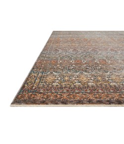 Loloi Lourdes LOU-03 Stone / Multi Area Rug 2 ft. 8 in. X 2 ft. 8 in. Round
