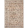 Loloi Lourdes LOU-04 Ivory / Spice Area Rug 2 ft. 7 in. X 7 ft. 9 in. Rectangle