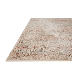 Loloi Lourdes LOU-04 Ivory / Spice Area Rug 2 ft. 8 in. X 2 ft. 8 in. Round