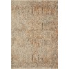 Loloi Lourdes LOU-05 Ivory / Orange Area Rug 2 ft. 7 in. X 7 ft. 9 in. Rectangle