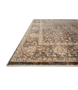 Loloi Lourdes LOU-08 black / Ivory Area Rug 2 ft. 8 in. X 2 ft. 8 in. Round