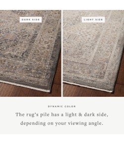 Loloi Lyra LYR-02 Denim / Pebble Area Rug 5 ft. 3 in. X 7 ft. 9 in. Rectangle