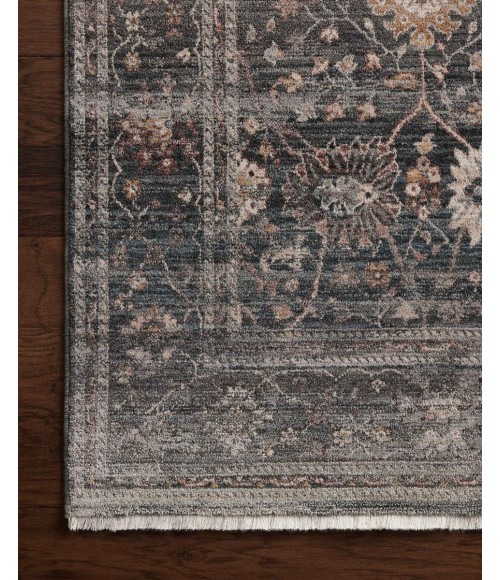 Loloi Lyra Ink / Multi 2'-3" x 3'-10" Accent Rug