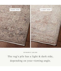 Loloi Lyra LYR-06 Berry / Stone Area Rug 2 ft. 7 in. X 8 ft. 0 in. Rectangle