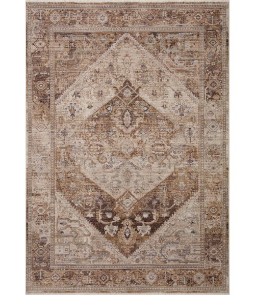 Loloi Lyra Area Rug Loloi Lyra Natural / Mocha 2'-7" x 16'-0" Runner Rug