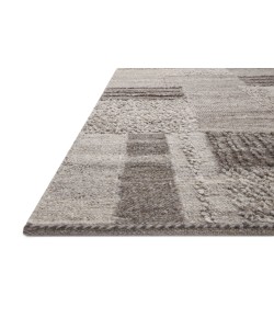 Loloi Manfred MAN-01 Charcoal / Dove Area Rug 9 ft. 6 in. X 13 ft. 6 in. Rectangle