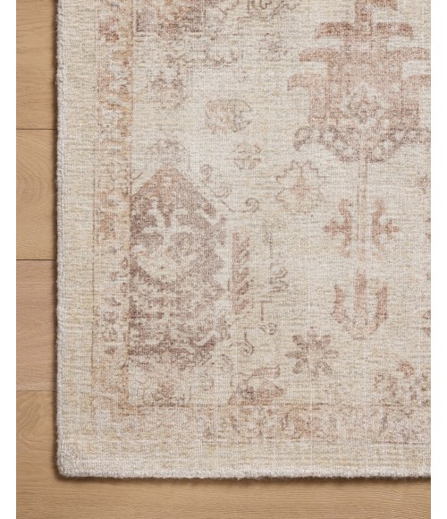 Loloi Marcella Sand / Terracotta MAC-04 18in. X 18in. Sample Rect. Rug