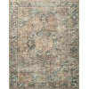 Loloi Margot Feat. Cloudpile™ MAT-02 Terracotta / Lagoon Area Rug 2 ft. 6 in. X 7 ft. 6 in. Rectangle