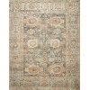 Loloi Margot Feat. Cloudpile™ MAT-03 Ocean / Spice Area Rug 8 ft. 6 in. X 11 ft. 6 in. Rectangle
