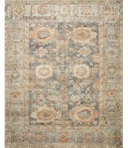 Loloi Margot Feat. Cloudpile™ MAT-03 Ocean / Spice Area Rug 8 ft. 6 in. X 11 ft. 6 in. Rectangle