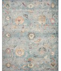 Loloi II Margot Collection Denim / Multi 2'-3" X 3'-9" Accent Rug