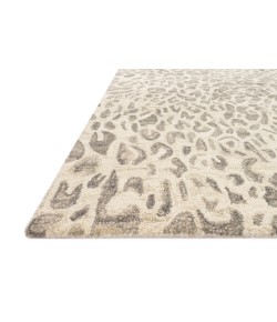 Loloi Masai MAS-02 GREY / IVORY Area Rug 18 in. X 18 in. Sample