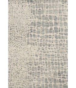 Loloi Masai MAS-03 SILVER GREY / IVORY Area Rug 18 in. X 18 in. Sample
