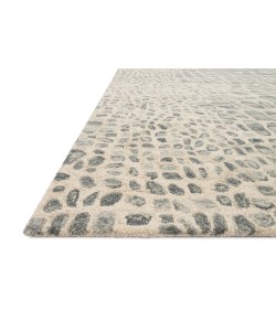 Loloi Masai MAS-03 SILVER GREY / IVORY Area Rug 18 in. X 18 in. Sample