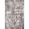 Loloi Medusa MED-01 IVORY / GRANITE Area Rug 18 in. X 18 in. Sample