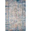 Loloi Medusa MED-04 BLUE / MULTI Area Rug 18 in. X 18 in. Sample