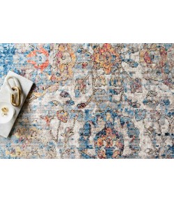 Loloi Medusa MED-04 BLUE / MULTI Area Rug 18 in. X 18 in. Sample