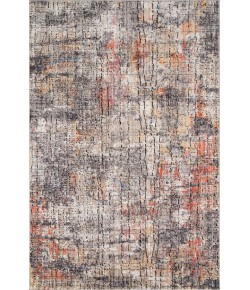 Loloi Medusa MED-07 GRAPHITE / SUNSET Area Rug 2 ft. 4 in. X 4 ft. Rectangle