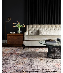 Loloi Medusa MED-07 GRAPHITE / SUNSET Area Rug 6 ft. X 8 ft. 8 in. Rectangle
