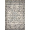 Loloi Mika MIK-01 GREY / BLUE Area Rug 18 in. X 18 in. Sample