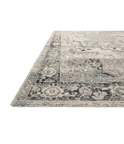 Loloi Mika MIK-01 GREY / BLUE Area Rug 2 ft. 5 in. X 7 ft. 8 in. Rectangle