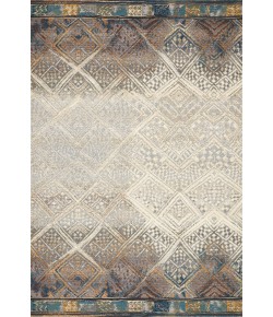Loloi Mika MIK-02 IVORY / MEDITERRANEAN Area Rug 2 ft. 5 in. X 7 ft. 8 in. Rectangle